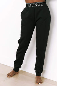 Basic Fitted Joggers - Black