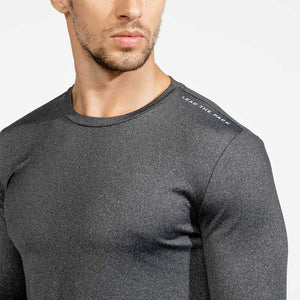 Statement Muscle Tee - Melange Black