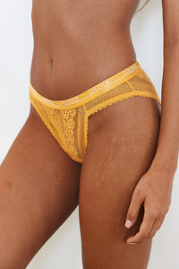 Liberty Balcony Briefs - Mustard