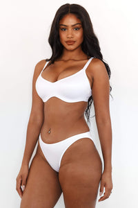 Sleek Mindful Bra (Set) - White