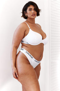 Ultra Comfort Ribbed T-Shirt Bra (Set) - White