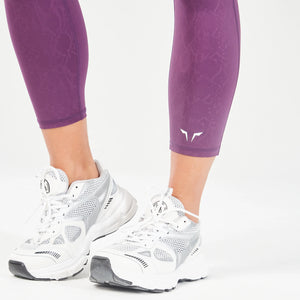 Serpent 7/8 Leggings - Shadow Purple