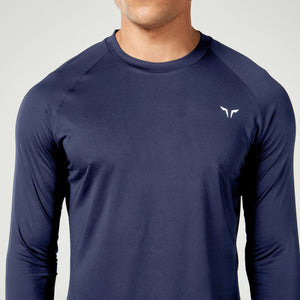 Essential Ultralight Full Sleeves Tee - Navy