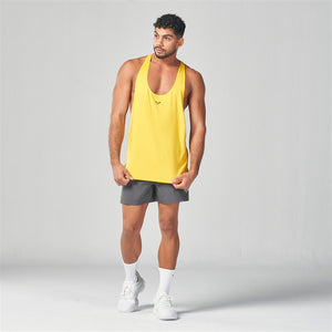 Essential Gym Stringer - Yellow