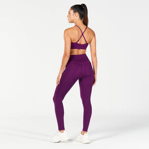 Core Strappy Bra - Dark Purple