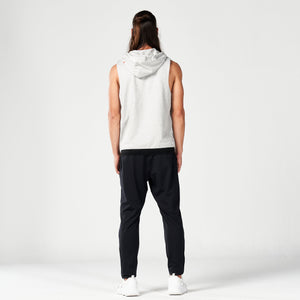 Code Hooded Tank -  Grey Marl