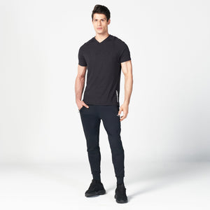 Core V-neck AeroTech Tee - Black