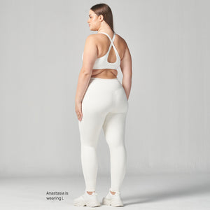 Ultimate Double Layer Leggings - White