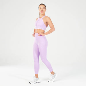 Serpent 7/8 Leggings - Purple Rose