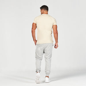 Golden Era Raglan Muscle Tee - Brown Rice