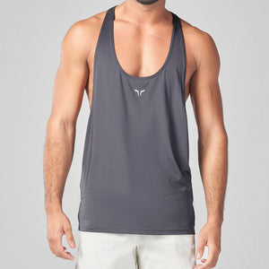 Essential Gym Stringer - Charcoal