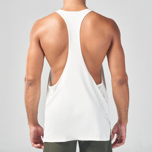 Essential Gym Stringer - Pearl White