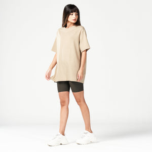 Code Oversized Live in Tee - Sand Marl