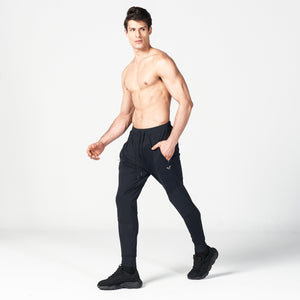 Statement Ribbed Joggers Reimagined - Black