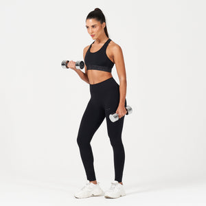 Lab360° Seamless Cuffed Leggings - Black