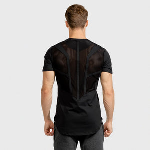 Razor Back Tee - Jet Black