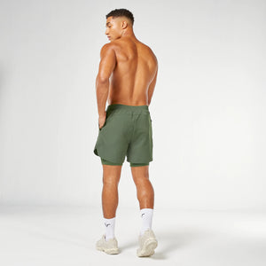 LAB360° TDry™ 2-in-1 Shorts - Climbing Ivy