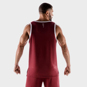 Hybrid Performance Tank - Maroon