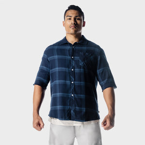 Golden Era Flannel Shirt - Patriot Blue Check