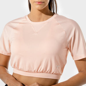 Women's Fitness - Crop Top - Peachy Keen