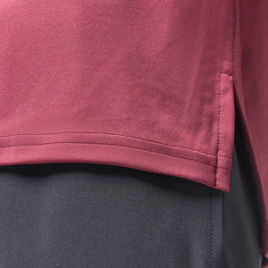 Essential Ultralight Full Sleeves Tee - Burgundy