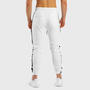 HYPE Joggers - White with Black Panel