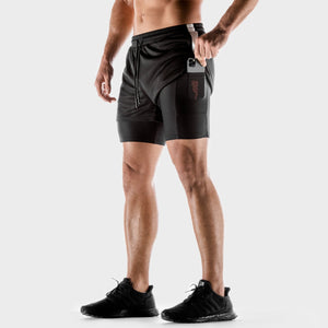 Hybrid Performance 2-in-1 Shorts - Onyx