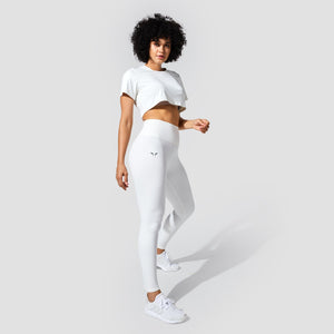 Graphic Wordmark Leggings - Star White