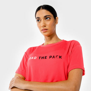 The Pack Crop Tee - Hot Pink