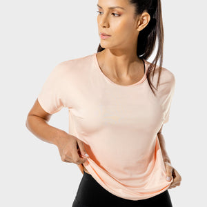 Women's Fitness - Oversized Tee - Peachy Keen