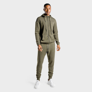 Luxe Zip Up - Olive