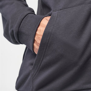 Essential Zipped Hoodie - Black