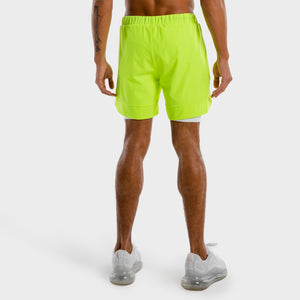 Limitless 2-in-1 Shorts - Neon And White