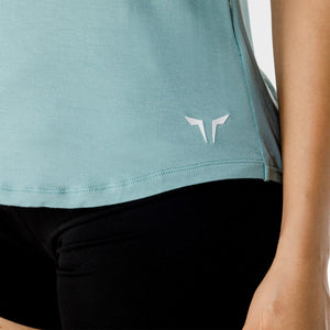 Women's Fitness - Oversized Tee - Basil