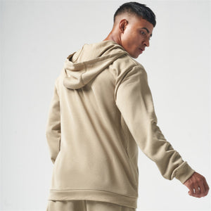 Essential Zipped Hoodie - Sand