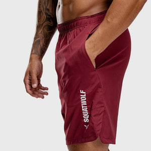 Warrior Shorts - Knee Length - Maroon