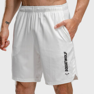 Warrior Shorts - Knee Length - Pearl White