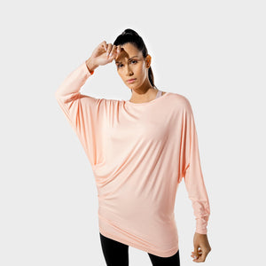 Women's Fitness - Drape Tee - Peachy Keen