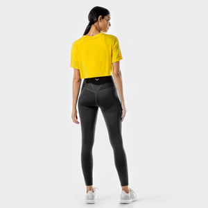 Iconic Crop Tee - Yellow