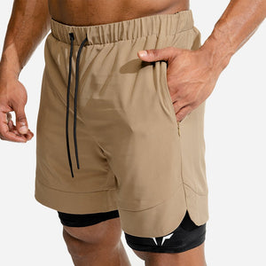 Limitless 2-in-1 Shorts - Taupe