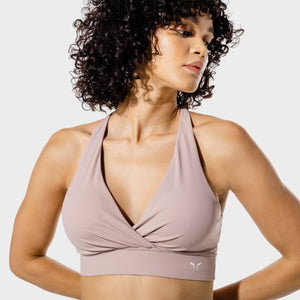 Women's Fitness - Wrap Sports Bra - Bark