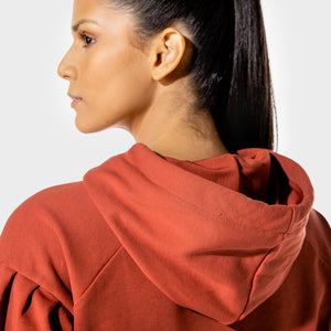Women's Fitness - Crop Hoodie - Copper Coin