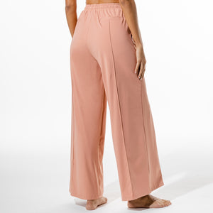 Women's Fitness - Wide Leg Pants - Peachy Keen