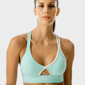 LAB360° Wrap Bra - Pastel Turquoise