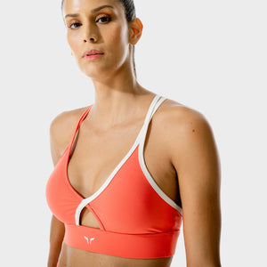 LAB360° Wrap Bra - Hot Coral