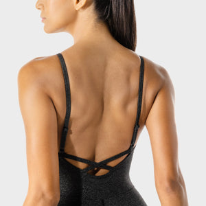 Women's Fitness - Performance Catsuit - Black Marl