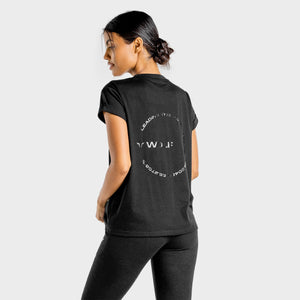 Luxe Oversize Tee - Onyx