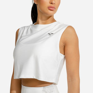 Limitless Crop Top - White