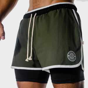 Golden Era 2-in-1 Shorts - Kombu Green