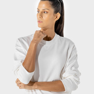 Women's Fitness - Sweatshirt - Blanc De Blanc